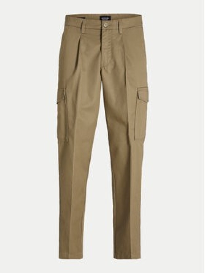 Jack&Jones Spodnie materiałowe Bill 12247358 Brązowy Tapered Fit
