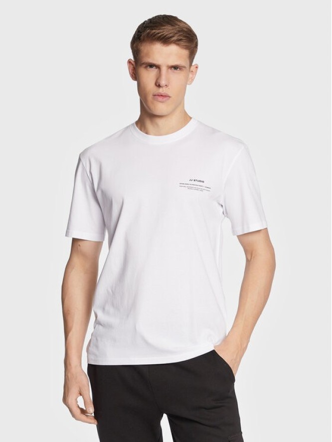 Jack&Jones T-Shirt Felix 12224600 Biały Regular Fit