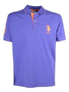 U.S. Polo Assn. Koszulka polo w kolorze fioletowym rozmiar: L