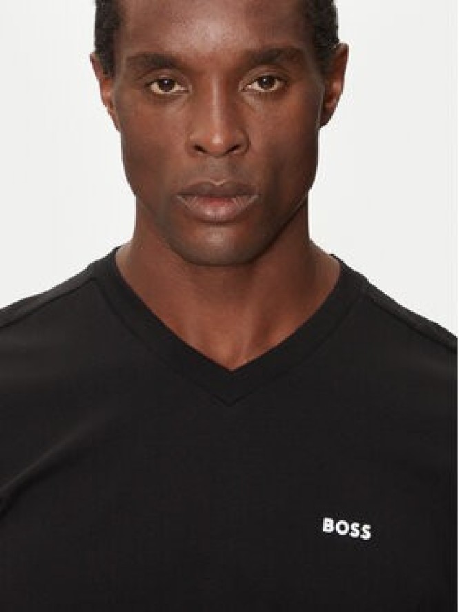 Boss T-Shirt Tee V 50506347 Czarny Regular Fit