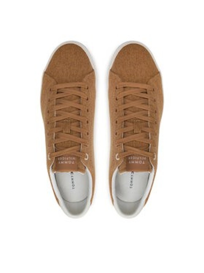 Tommy Hilfiger Tenisówki Th Hi Vulc Low Summer Cvs FM0FM05056 Khaki