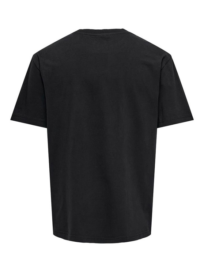 ONLY & SONS Koszulka w kolorze czarnym rozmiar: M
