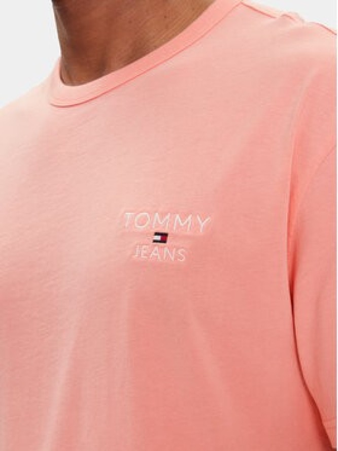 Tommy Jeans T-Shirt DM0DM18872 Różowy Regular Fit