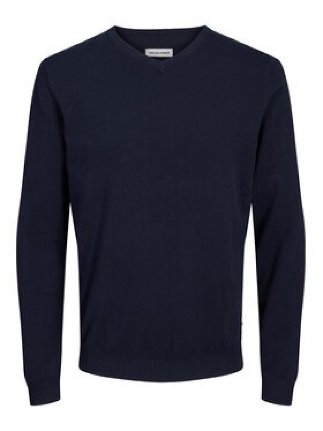 Jack&Jones Sweter 12137194 Granatowy Regular Fit