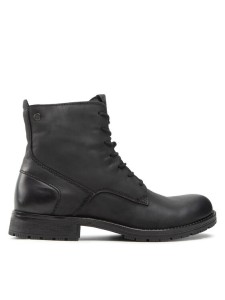 Jack&Jones Kozaki Jfworca Leather 12159497 Czarny