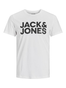 Jack & Jones Koszulka "Corp" w kolorze białym rozmiar: M