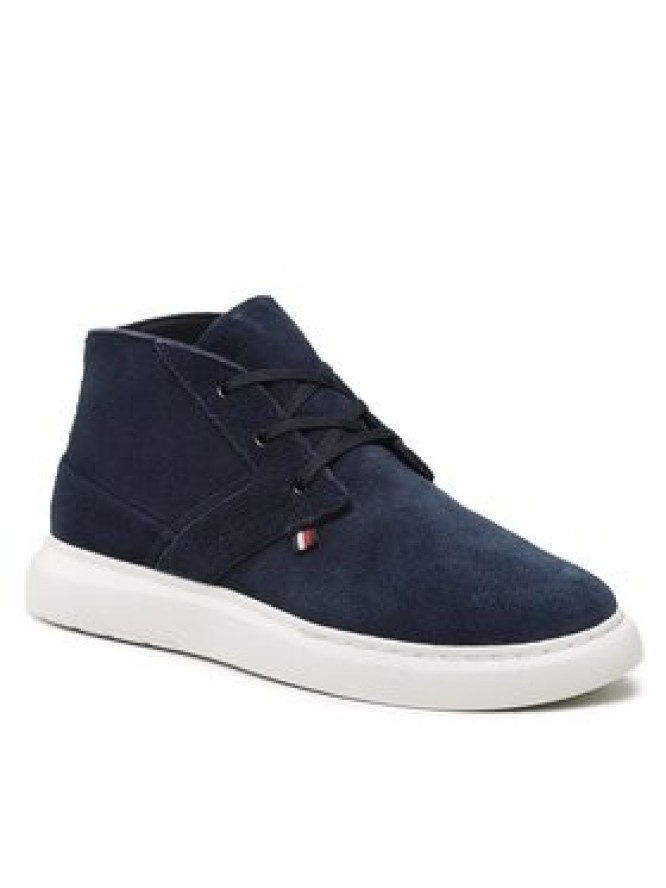 Tommy Hilfiger Sneakersy Hybrid Boot FM0FM04456 Granatowy