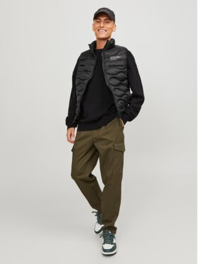 Jack&Jones Kamizelka Noah 12249441 Czarny Regular Fit