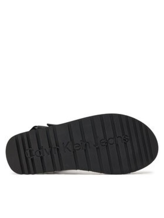 Calvin Klein Jeans Sandały Sandal Velcro Rp In Btw YM0YM00944 Czarny