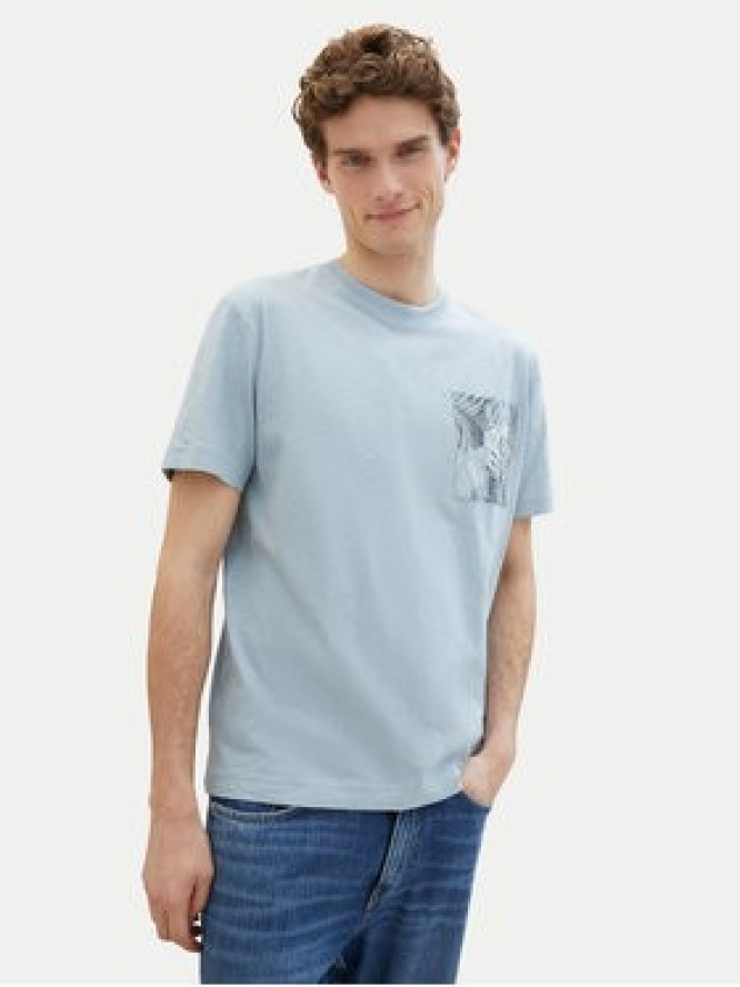 Tom Tailor T-Shirt 1040945 Błękitny Regular Fit