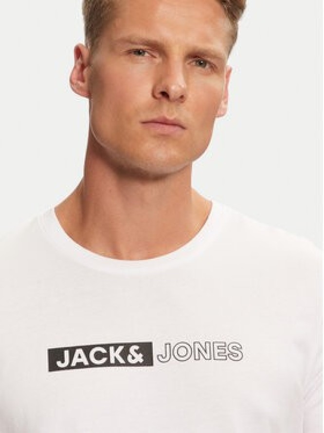 Jack&Jones T-Shirt Corp 12233999 Biały Standard Fit