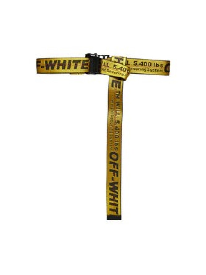 Off-White Pasek Męski OMRB012R21FAB0011810 Żółty