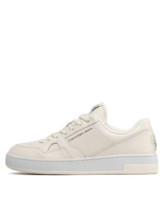 Calvin Klein Jeans Sneakersy Basket Cupsole Lacup Low YM0YM00497 Beżowy