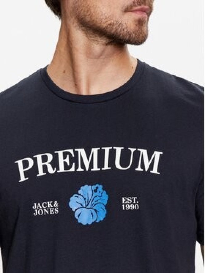 Jack&Jones T-Shirt Jprblaalfie 12259673 Granatowy Regular Fit