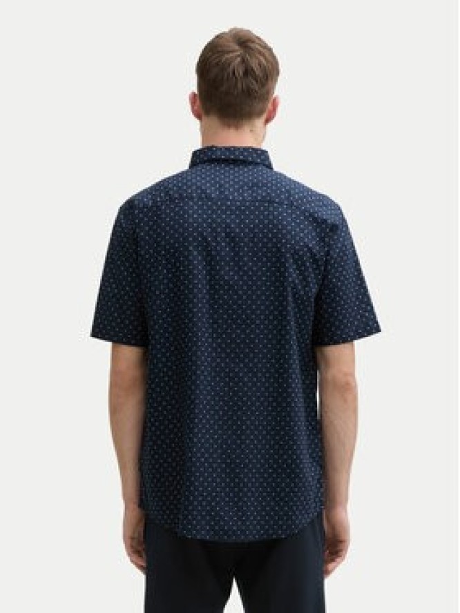 Tom Tailor Koszula 1045099 Granatowy Regular Fit