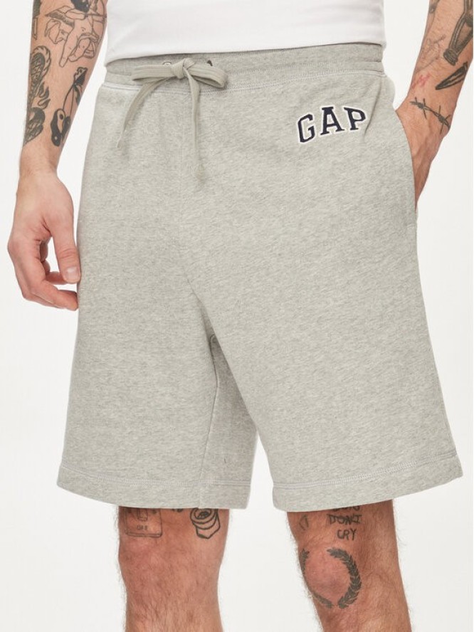 Gap Szorty sportowe 787059-00 Szary Regular Fit