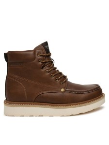 Jack&Jones Trapery Jfwarchway Pu Moc Boot Lace-Up Boots 12257971 Brązowy