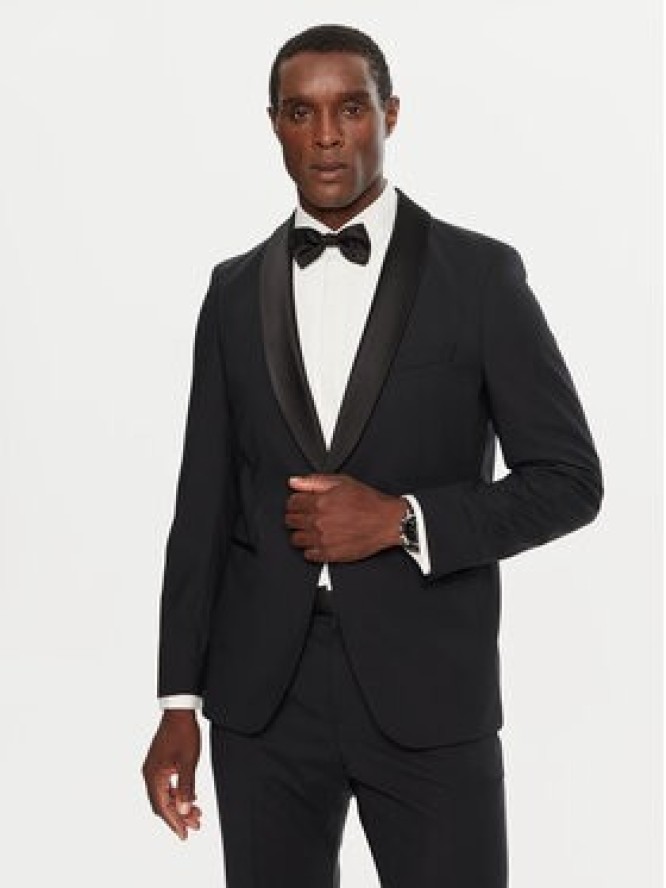 Boss Garnitur H-Houston 50528109 Czarny Slim Fit