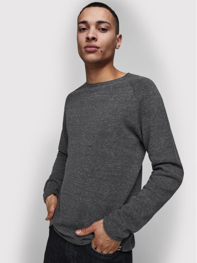 Jack&Jones Sweter Hill 12157321 Szary Regular Fit