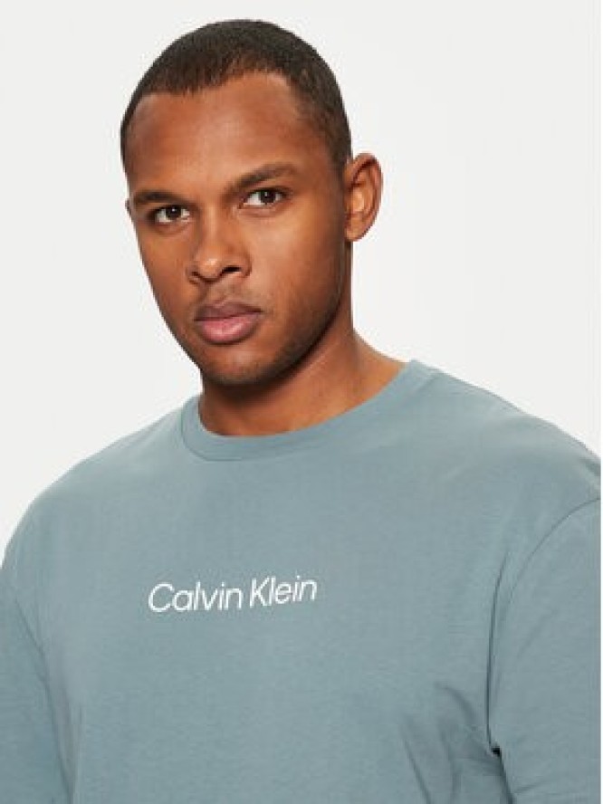 Calvin Klein T-Shirt Hero K10K111346 Niebieski Regular Fit