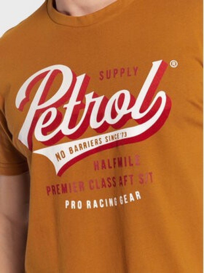 Petrol Industries T-Shirt M-3020-TSR602 Pomarańczowy Regular Fit