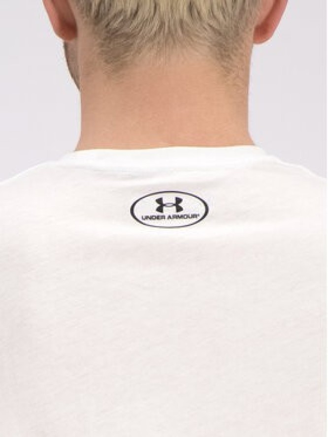 Under Armour T-Shirt 1326799 Biały Loose Fit