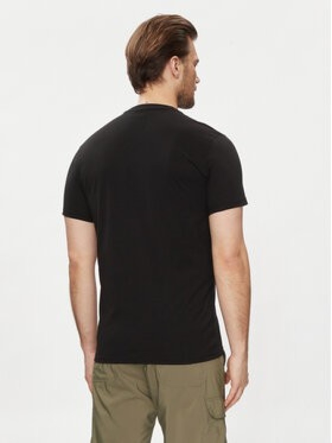 CMP T-Shirt 32D8147P Czarny Regular Fit