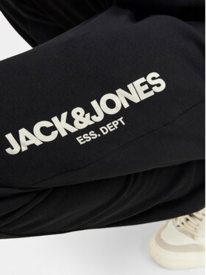 Jack&Jones Spodnie dresowe Gordon 12255115 Czarny Regular Fit