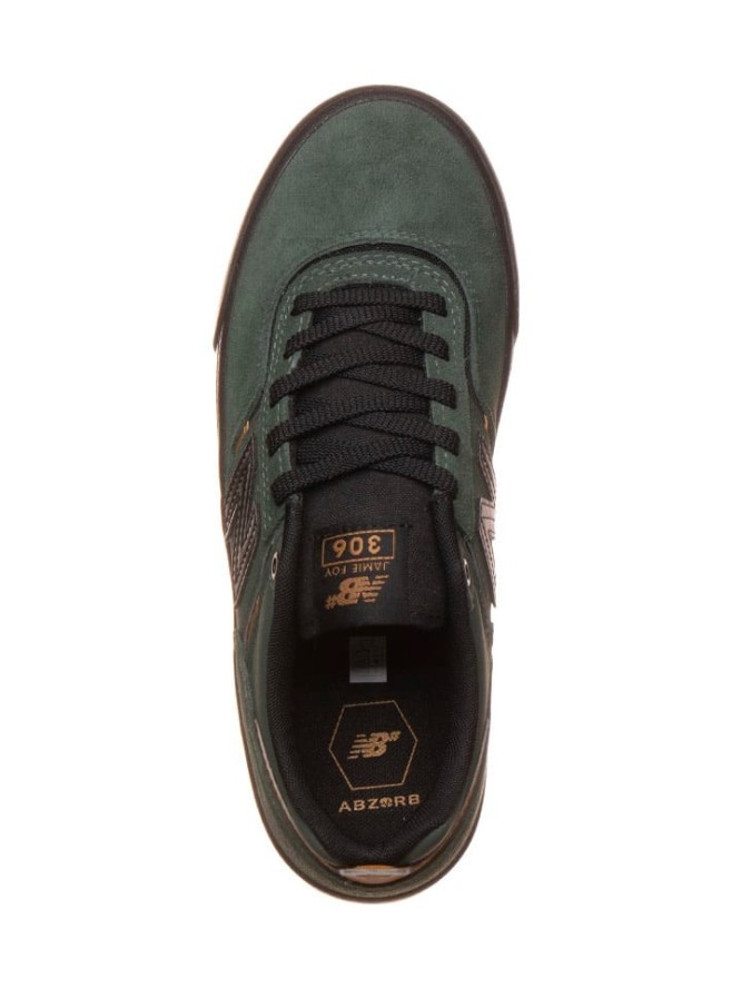 New Balance Skórzane sneakersy w kolorze zielonym rozmiar: 40