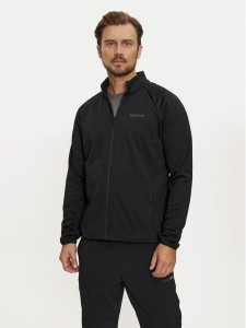 Marmot Bluza techniczna Leconte M15382 Czarny Regular Fit