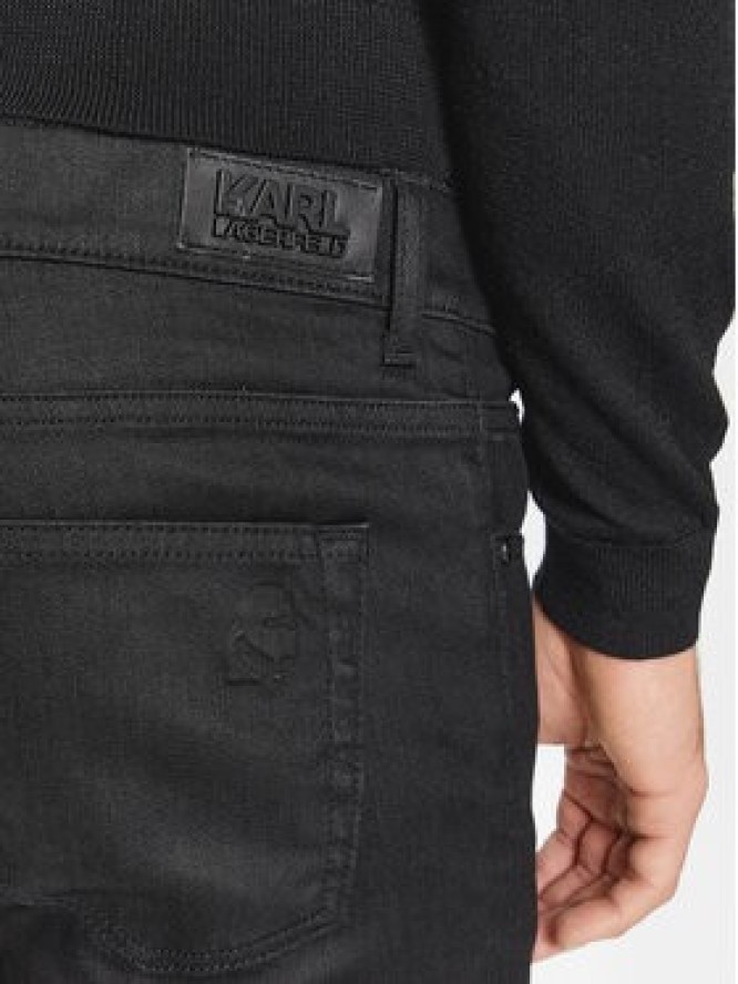 KARL LAGERFELD Jeansy 265801 534842 Czarny Slim Fit