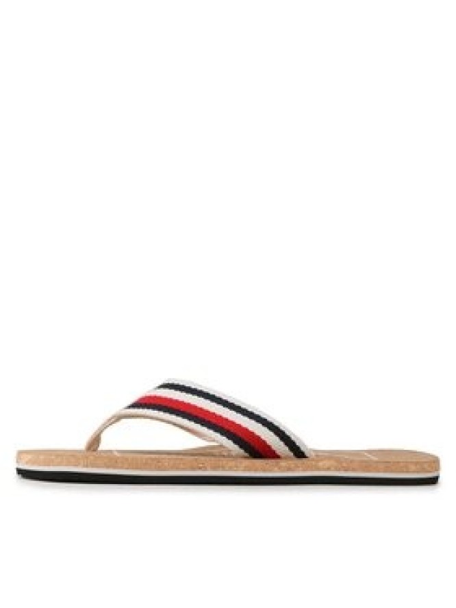 Tommy Hilfiger Japonki Cork Beach Sandal FM0FM04475 Beżowy