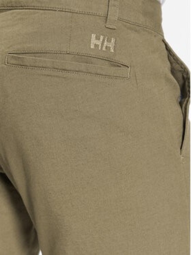 Helly Hansen Chinosy Dock 34274 Brązowy Regular Fit