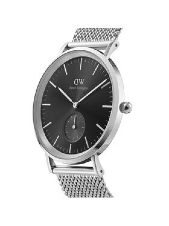 Daniel Wellington Zegarek Classic Multi-Eye Sterling Onyx DW00100711 Srebrny