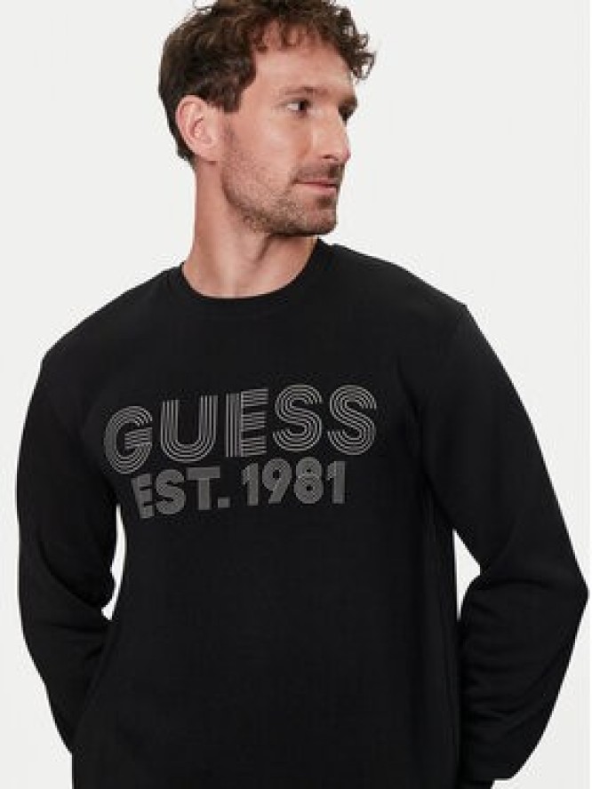 Guess Bluza M4YQ08 K9Z21 Czarny Regular Fit