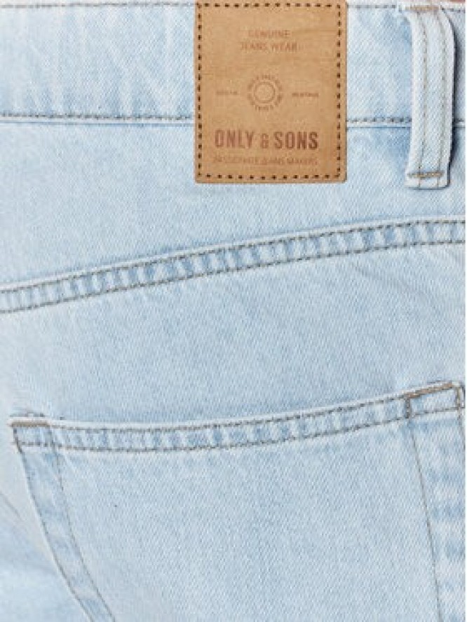 Only & Sons Szorty jeansowe Avi 22023330 Błękitny Regular Fit