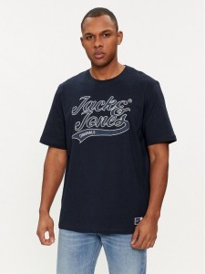 Jack&Jones T-Shirt Trevor 12227774 Granatowy Standard Fit