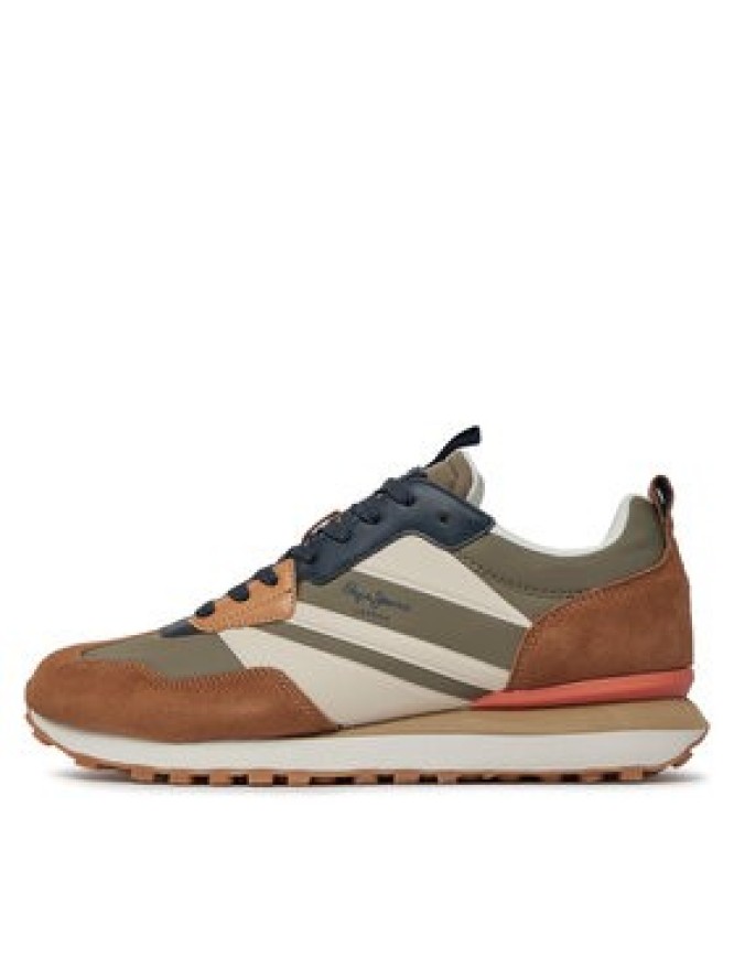 Pepe Jeans Sneakersy Foster Heat M PMS60012 Brązowy