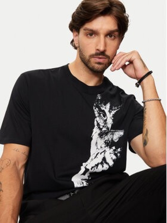 Armani Exchange T-Shirt XM000043 AF10334 MC015 Czarny Regular Fit