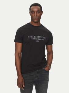 KARL LAGERFELD T-Shirt 755063 552241 Czarny Regular Fit