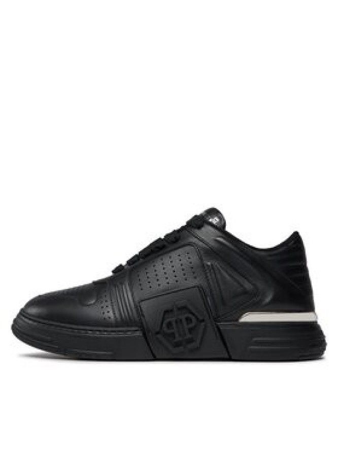 PHILIPP PLEIN Sneakersy Leather Lo-Top Sneakers AACS MSC3843 PLE075N Czarny