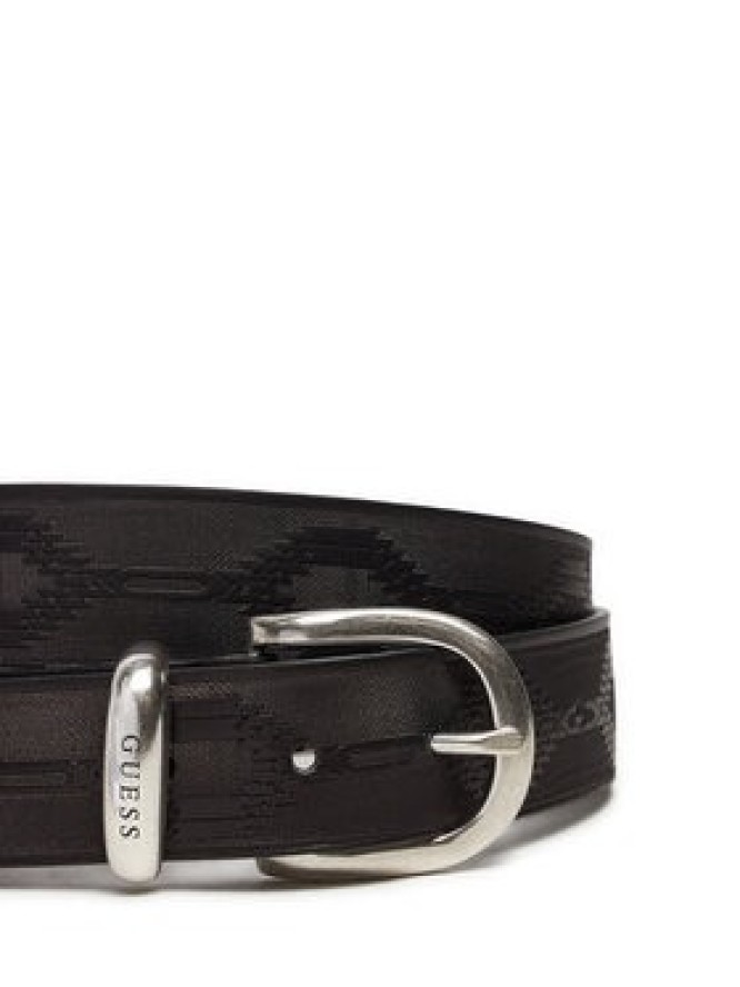 Guess Pasek Męski Designed Folk Belt M4BZ32 L0VH0 Czarny