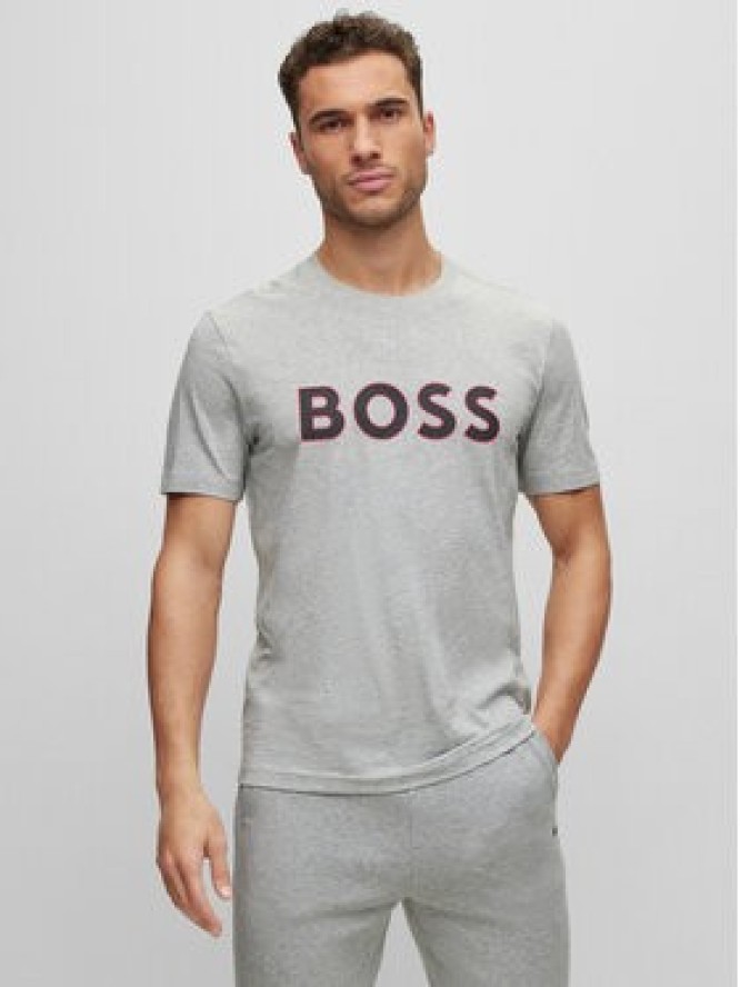 Boss T-Shirt 50488793 Szary Regular Fit