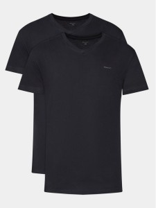 Gant Komplet 2 t-shirtów 900002018 Czarny Regular Fit