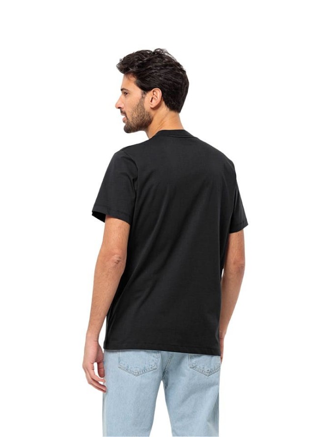 Jack Wolfskin Koszulka "Essential" w kolorze czarnym rozmiar: M