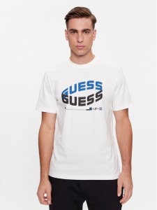 Guess T-Shirt Z4RI03 I3Z14 Biały Regular Fit