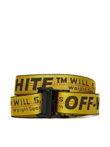 Off-White Pasek Męski OMRB012R21FAB0011810 Żółty