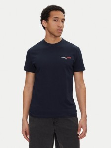 Tommy Jeans T-Shirt Dna Graphic DM0DM20815 Granatowy Regular Fit