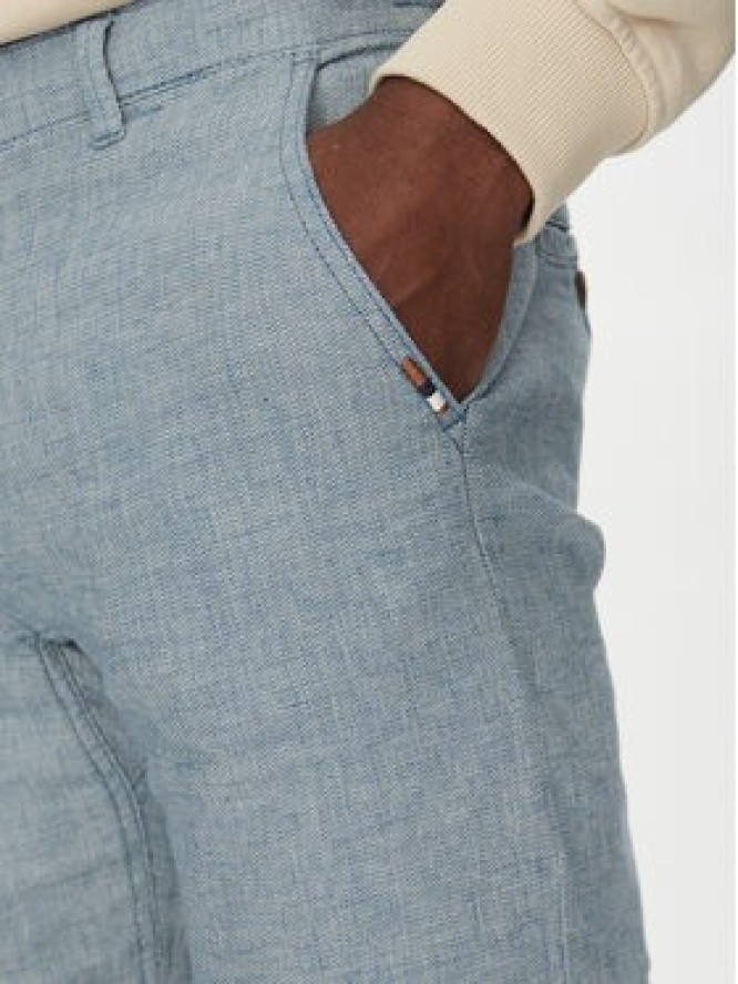 INDICODE Szorty materiałowe Inerwilo 70-815 Niebieski Slim Fit