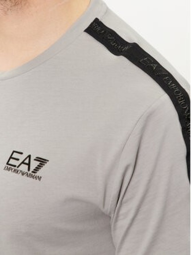 EA7 Emporio Armani T-Shirt 3DPT35 PJ02Z 0923 Szary Regular Fit
